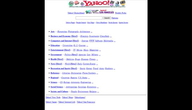 FOTO 8 | 1994
Yahoo! y Amazon
Aparición del
directorio de sitios
web Yahoo! y de la
librería en línea
Amazon