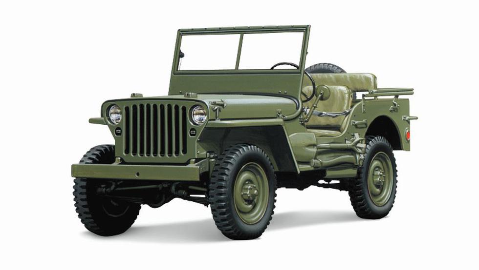 1. WILLYS MB (1941). Basado en el prototipo &quot;Quad&quot; construido por Willys-Overland Motors. Es el primer vehículo de Jeep producido en serie y el primero en usar una rejilla estampada, que se convirtió en el símbolo más representativo de la marca 