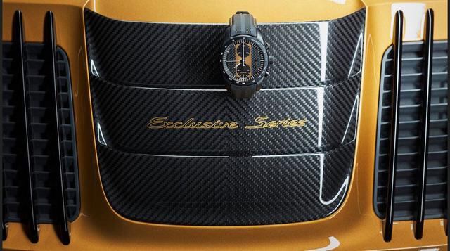 El 911 Turbo S Exclusive Series se entregará a su dueño junto a un reloj de Porsche Design que se personalizará para que coincida con la apariencia de su coche. (Foto: Megaricos)