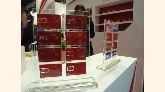 Tarjeta inteligente SIM del fabricante chino Zhuhai (Foto: Javier Parker)