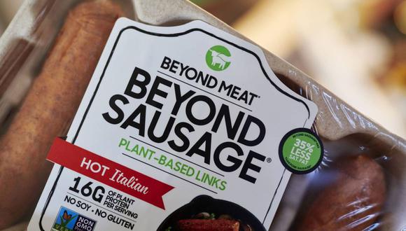 Beyond MeatUn paquete de salchichas de Beyond Meat, en el barrio de Brooklyn de Nueva York, Estados Unidos.(Bloomberg/Gabby Jones)