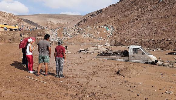 Reacción. En Tacna se reunieron de emergencia autoridades para adoptar medidas ante los daños causados por las fuertes lluvias.