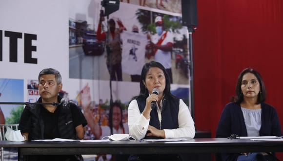 “Queremos evidenciar todo esto con el ánimo de que la voluntad popular no se vea menguada y se respete finalmente la votación de cada uno de los peruanos", señaló Fujimori Higuchi. (Foto: GEC)