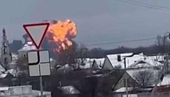 Rusia indica que no hay supervivientes del avión militar estrellado cerca de Ucrania. Foto: EFE