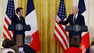 Biden y Macron exhiben la fortaleza de su alianza pese a discrepancias