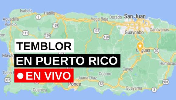 Revisa el reciente reporte oficial de la Red Sísmica sobre los sismos registrados en Puerto Rico hoy. Conoce la hora, magnitud y epicentro de los últimos temblores (Foto: Google Maps / Composición: Gestión Mix)