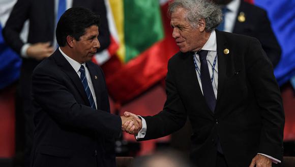 Luis Almagro señaló que en el Perú debe haber diálogo entre los poderes del Estado.  (Foto: Ernesto Benavides / AFP)