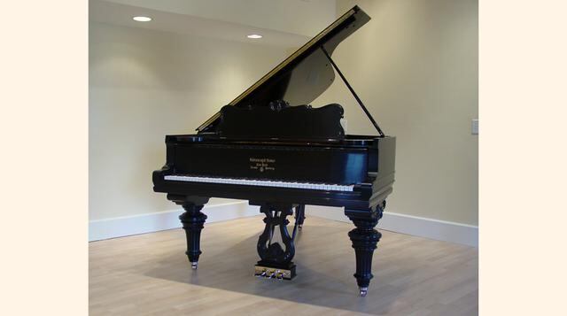 Un piano Steinway B (1900). La segunda firma más grande de pianos venía a inicios del siglo pasado sus artefactos por solo US$ 1,000; hoy cuesta unos US$ 92,400. (Foto: cmpiano)