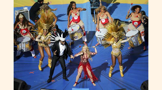 Shakira Shakira hizo su tercera aparición consecutiva en una Copa del Mundo. (Foto: Ruters)