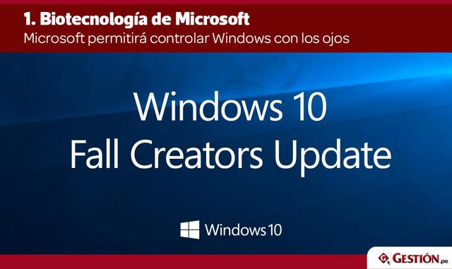 La próxima actualización del sistema operativo de Microsoft, conocida como Windows 10 Fall Creators Update, presentará en septiembre una nueva función de accesibilidad que permite controlar el sistema operativo con los ojos, reveló Softpedia. En la compil