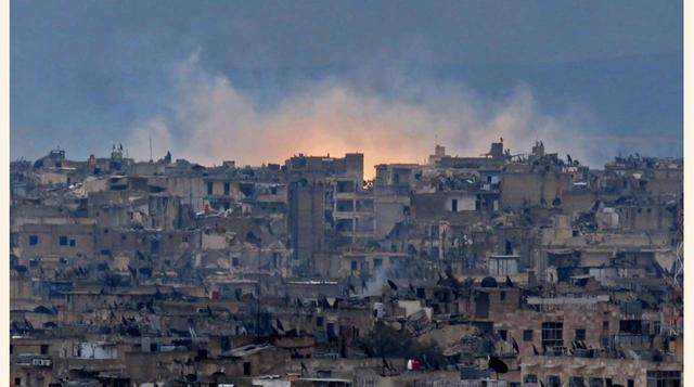 Vista general de una zona del este de Alepo. (foto: afp).