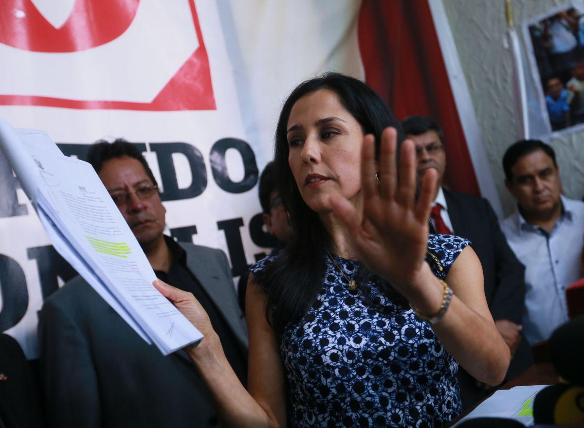 Nadine Heredia negó haber recibido sobornos de Odebrecht en el caso Gasoducto. (Foto: GEC)