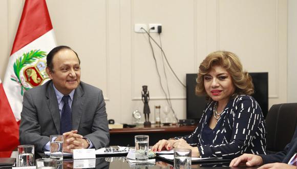 Walter Gutiérrez y Zoraida Ávalos. (Foto: Andina)