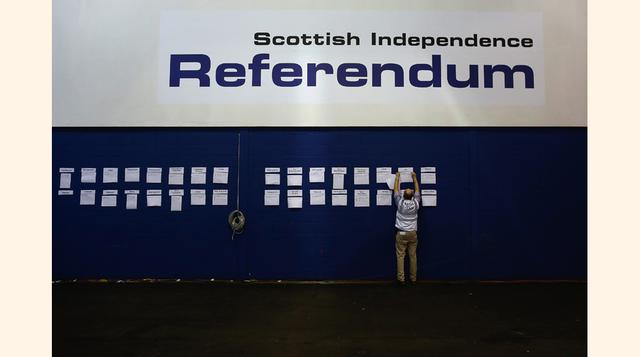 IndyRef: La votación en el referéndum de independencia de Escocia generó más de 3.75 millones de ‘tuits’ durante el mes de setiembre. (Foto: Bloomberg)