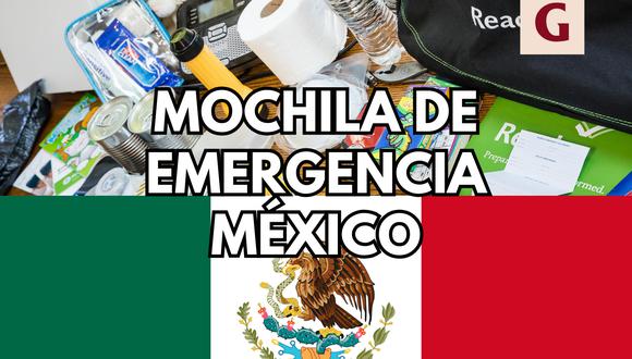 ¡Prepárate para lo inesperado! Asegúrate de tener todo lo que necesitas en tu mochila de emergencia para estar preparado para cualquier situación como un eventual temblor en México. | Crédito: GEC / Composición