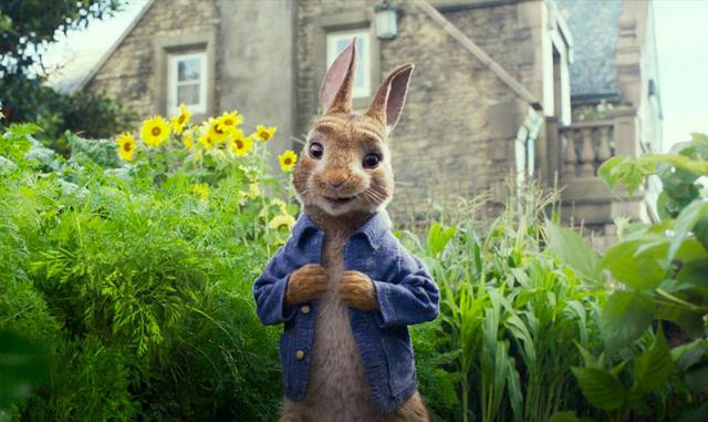 FOTO 7 | 9. "Peter Rabbit", basada en el clásico infantil de Beatrix Potter, obtuvo US$ 10 millones el fin de semana y se colocó, en su cuarta semana en cartelera, como la quinta película que generó más ingresos.