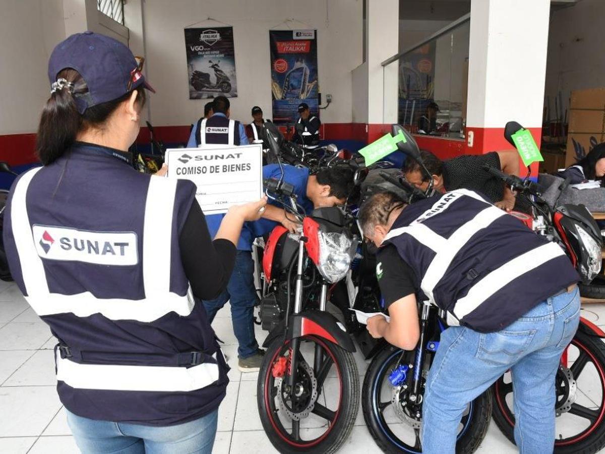 Sunat incautó motos y mototaxis comercializados de manera informal |  ECONOMIA | GESTIÓN