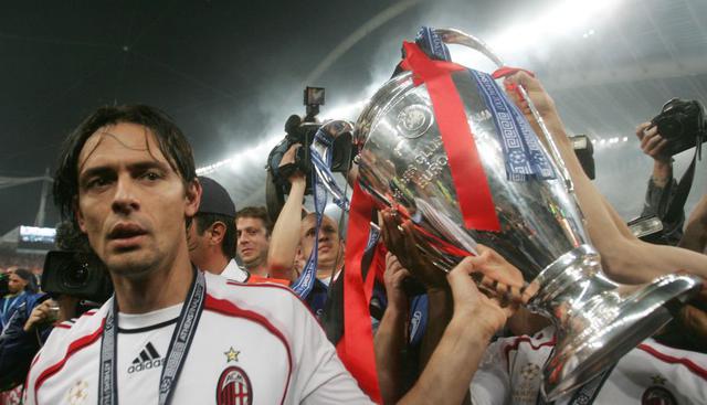 2006-2007 / Campeón: AC Milan (AFP) Score: 2-1   Italianos e ingleses se volvieron a cruzar en otra final de Champions League. Esta vez sucedió para la temporada 2006-2007, en donde el AC Milan se cobró una revancha y alzó la ‘orejona’ con dos tantos del 