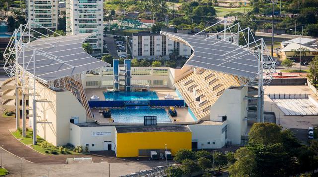 Centro Acuático Maria Lenk. Un total de 24,863 profesionales estarán íntegramente involucrados en la seguridad de este evento.