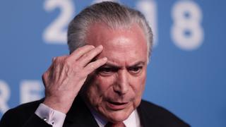 Un tribunal determina que el expresidente brasileño Temer vuelva a prisión