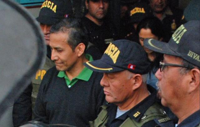 Ollanta Humala y Nadine Heredia son trasladados a cuartel Los Cibeles, en el Rímac.