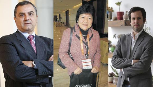 Carlos Oliva, Inés Choy y Diego Macera, son los elegidos para el directorio del BCR. (Foto: GEC)