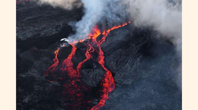 3. Piton dela Fournaise, Reunión. (Foto: MSN).