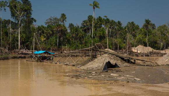 Minería ilegal en la Amazonía. (Foto: Difusión)