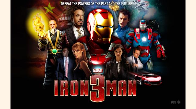 Iron Man 3 (2013). US$ 1,210 millones en el mundo.