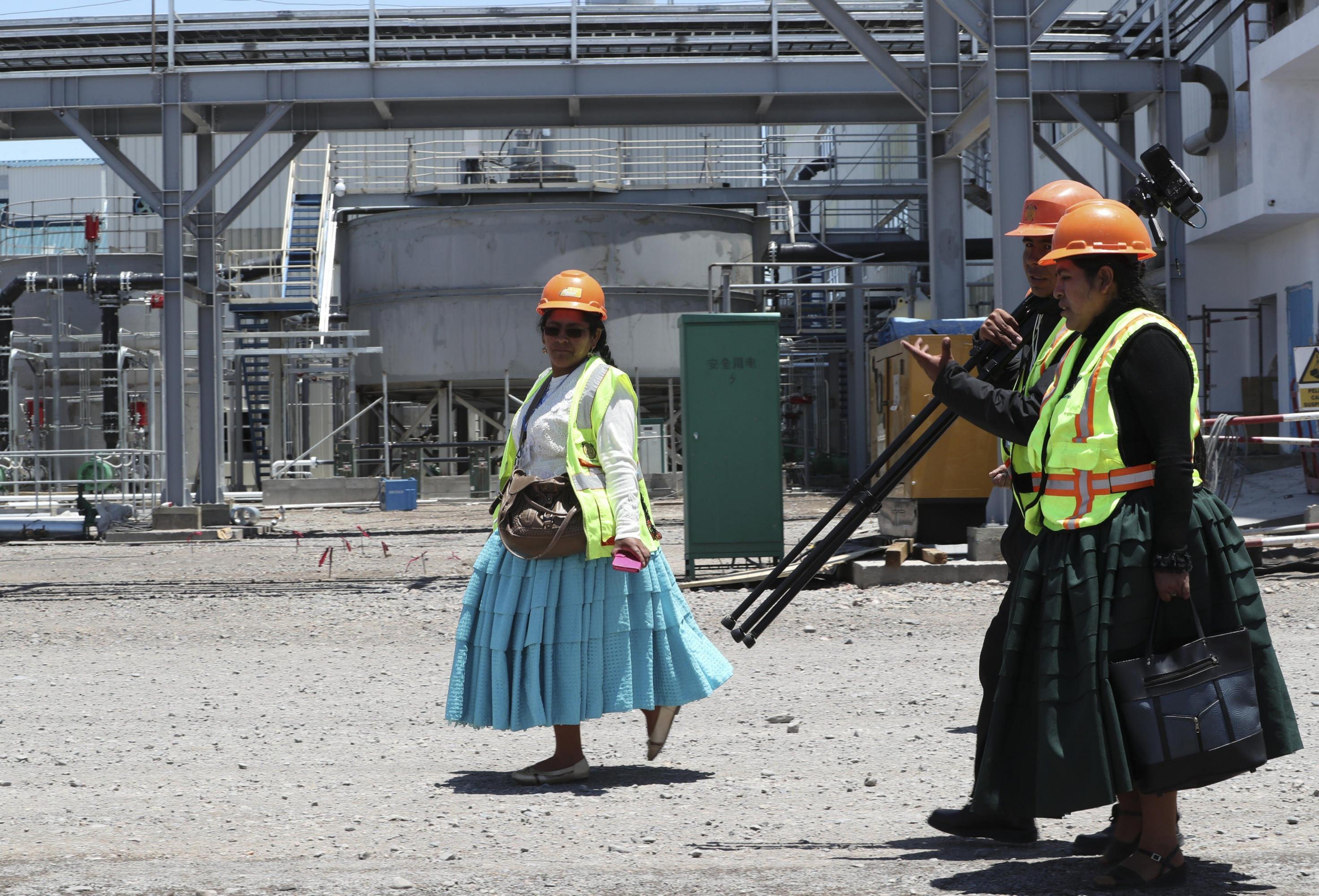 Planta Industrial de Cloruro de Potasio en Bolivia. (Foto: EFE)