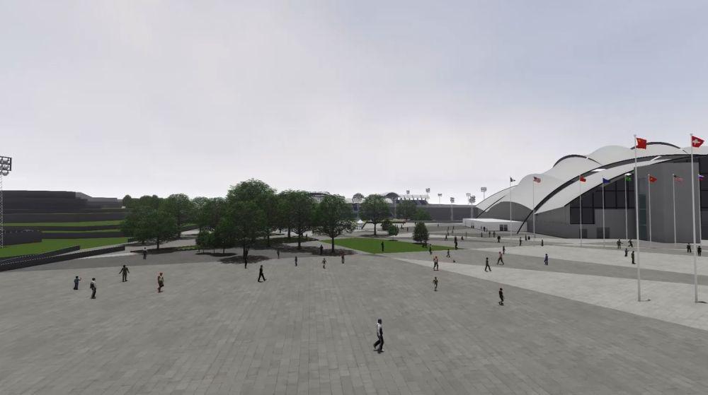 Así lucirá el futuro Complejo Deportivo Andrés Avelino Cáceres de Villa María Triunfo. (Foto: Difusión).