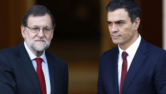 Mariano Rajoy y Pedro Sánchez. (Foto: EFE)