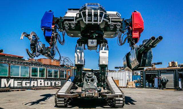 Robot de combate Eagle Prime, de 12 toneladas y una potencia de 430 caballos. (Foto: EFE)