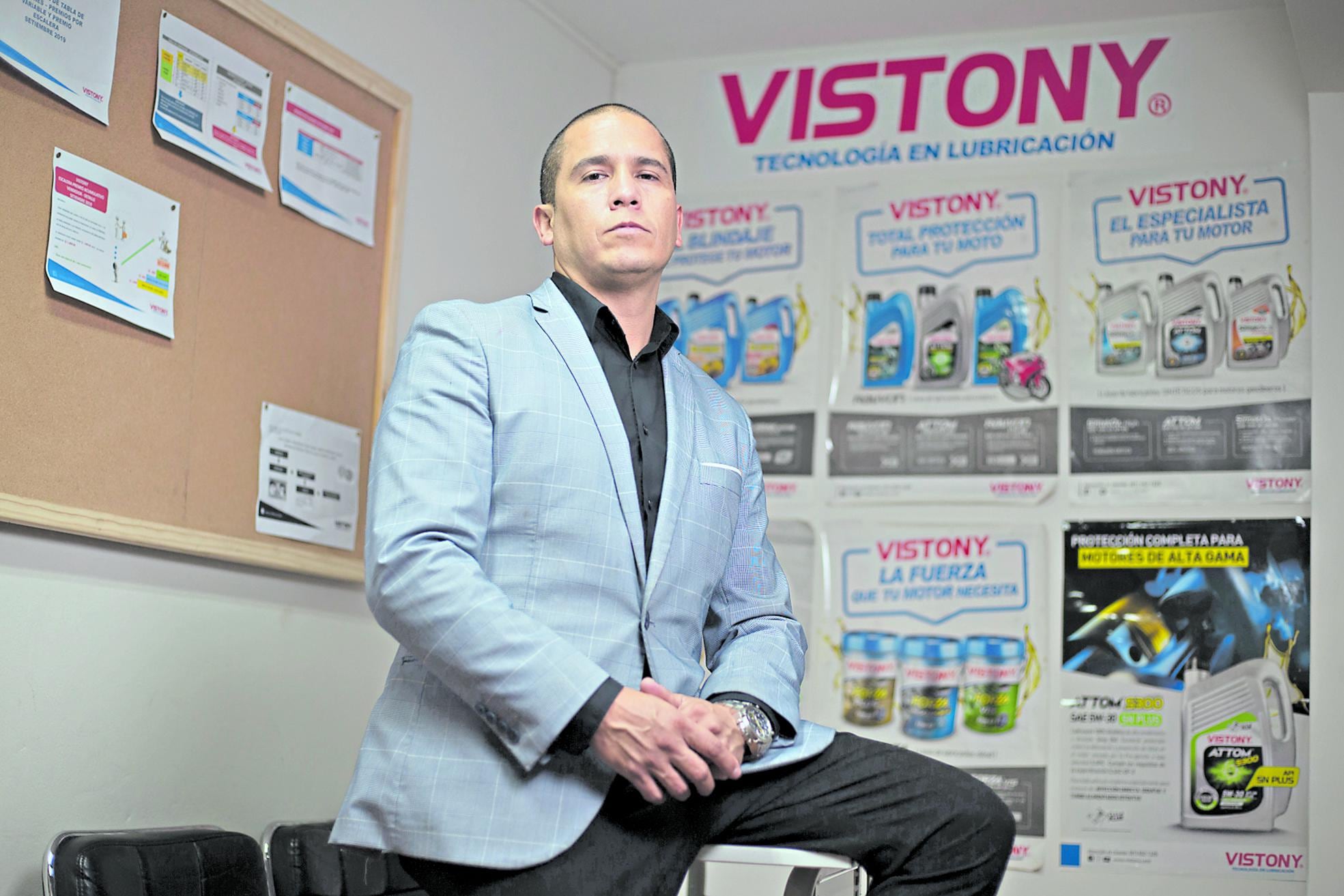 Estrategia. Estamos desarrollando una línea para automovilismo deportivo a fin de posicionarnos internacionalmente, sostuvo Bazán. (Foto: Francisco Neyra)