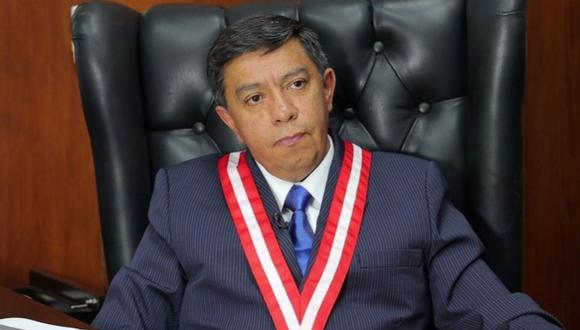 El juez Supremo Manuel Luján Túpez instó  al Congreso no aprobar proyecto que modifica extinción de dominio (Foto: Andina).