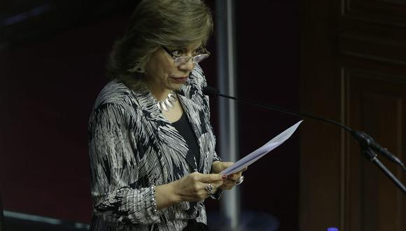 Zoraida Ávalos fue inhabilitada por cinco años por decisión del Congreso. (Foto: GEC)