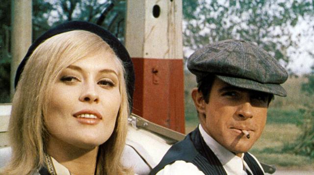 En el año 1967, se estrenó la película Bonnie y Clyde, protagonizada por Faye Dunaway y Warren Beatty.