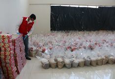 Más de 1,000 funcionarios públicos fueron beneficiados con canastas de víveres