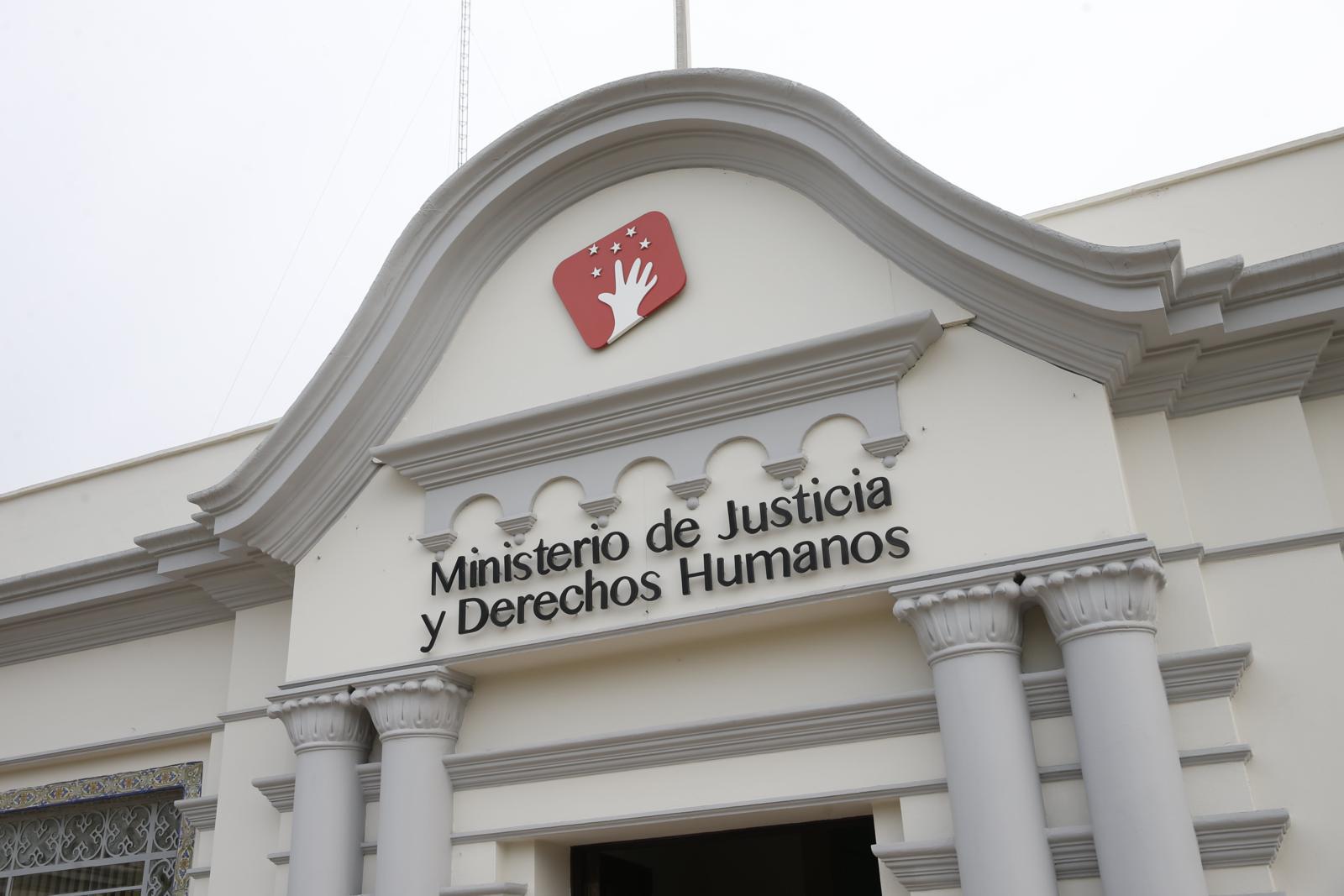 Ministerio de Justicia. (Foto: Manuel Melgar)