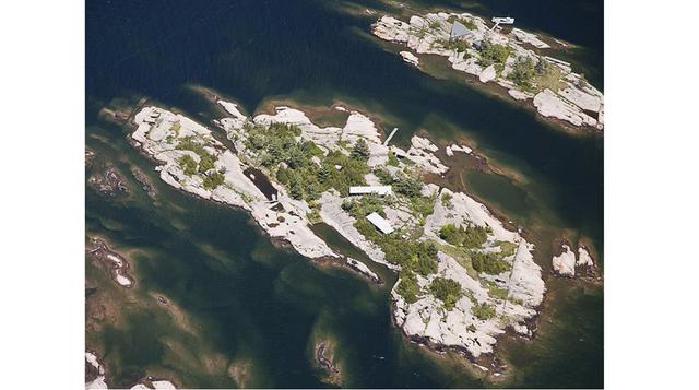 West Nias Islands. Estas islas en Ontario incluyen varias cabañas y pueden comprarse por US$ 2.23 millones. (Foto: businessinsider)