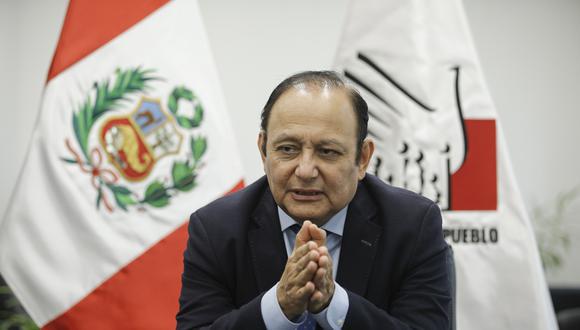 Walter Gutiérrez dijo que Pedro Castillo debe aclarar qué función cumple Alejandro Sánchez. (Foto: El Comercio)