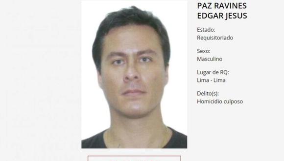 Edgar Paz Ravines se encuentra detenido en México. (Foto: Ministerio del Interior)