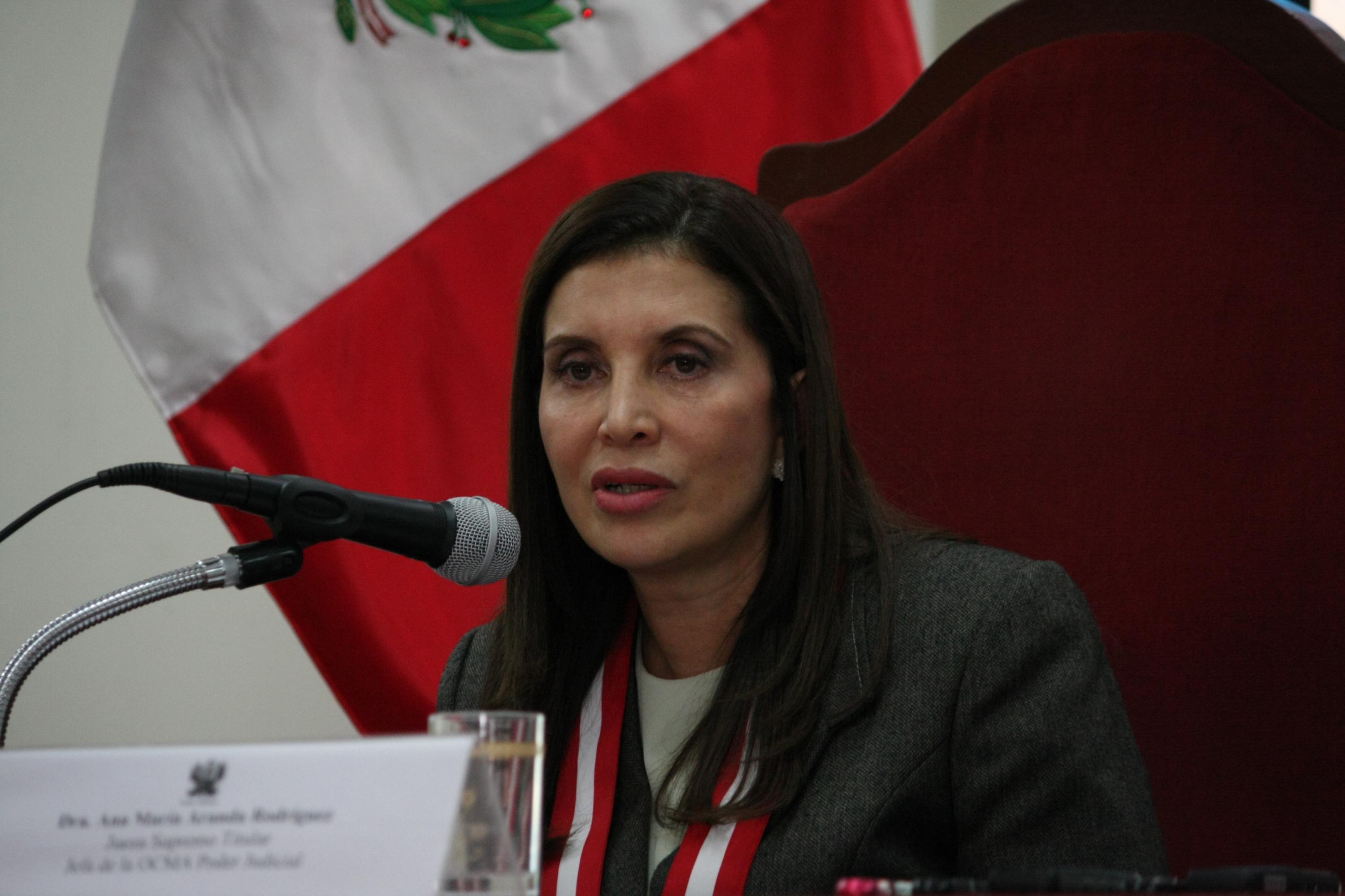 La jefa de la OCMA, Ana María Aranda, renunció a la Comisión de Reforma del Poder Judicial. (USI)