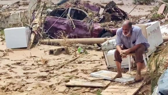 En la ciudad libia de Derna han muerto miles de personas por las inundaciones. (Foto: AFP).
