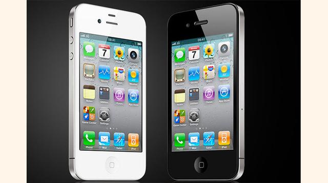 4. iPhone 4. Fue uno de los cambios más importantes para este smartphone. Lanzado el 24 de junio de 2016, con 3,5 pulgadas de pantalla. Introdujo un diseño en cristal y metal, pantalla retina, la primera cámara frontal en un iPhone para hacer llamadas por