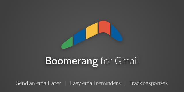 FOTO 2 | 2. BoomerangA veces sucede que cuando estás de viaje, tus horarios no concuerdan con los de tus clientes y trabajadores. Boomerang programa tu Gmail a un huso horario específico a través de Chrome, Firefox o Safari.