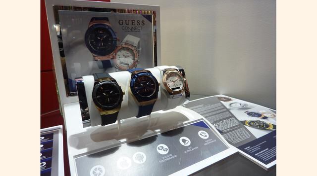 Guess lanzó su smartwatch Guess Connect en el MWC. (Foto: Javier Parker)