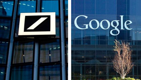 Deutsche Bank y Google.