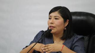 Betssy Chávez dice que no pedirán cuestión de confianza  por el proyecto de presupuesto 2023.