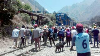 Machu Picchu: Ferrocarril Transandino suspende hoy el servicio a ciudadela inca por protestas 